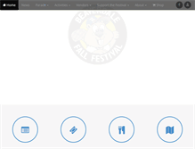 Tablet Screenshot of fallfestival.org